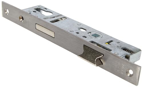 WILKA 1438000011 Serratura Tubolare 1438 | Mandrino: 30 mm | Manicotto 245 mm Piatto in Acciaio Inox | 1 Pezzo, Argento