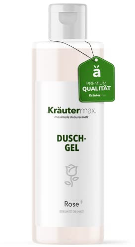 Kräutermax Rose Duschgel mit Damascena Rosenöl auch als Shampoo 250 ml