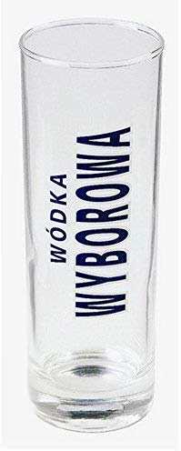Wyborowa Lots de 6 Verres Tube Vodka