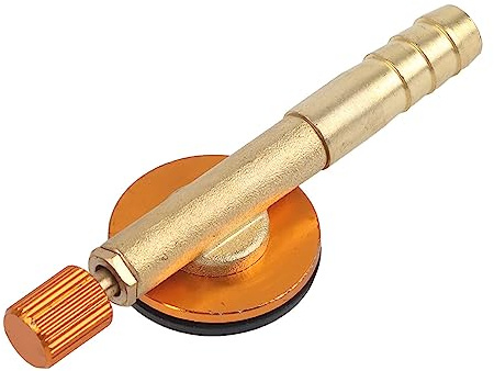 Gastank Adapter, Universal Outdoor Camping Gaskartuschen Nachfüll Adapter Sicherheit Herd Ventil Konverter Luftpumpe Adapter(rot)