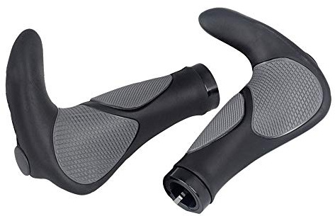 Yakamoz Ergonomics Comfort Design Bike Grips Bicycle Handlebar Grips with Anti-Slip Locking Ring for Cycling MTB Mountain Road Folding Bike 7/8 Dia. Handle Bar