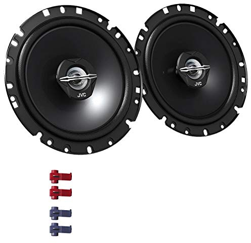 JVC CS-J1720X Lautsprecher mit Einbauset passend für VW Volkswagen Golf III alle Türen vorne/hinten 600 W 170mm 2 Wege Koax