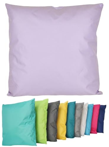 Coen Bakker Outdoor Lounge Kissen 45x45cm Dekokissen Inkl. Füllung Wasserfest Sitzkissen Garten Stuhl Lotus Effekt, Farbe:Flieder