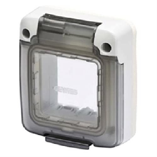 GEWISS CALOTTA STAGNA 2 POSTI PER ESTERNO COLORE FUME' GW27403