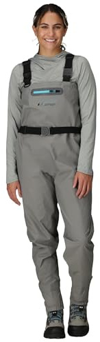 FROGG TOGGS Women's Canyon Stockingfoot Wader, Gray, Medium
