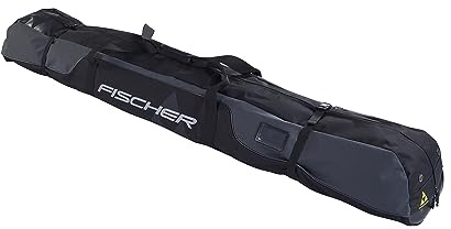 Fischer skidväska för 3 skidor Alpine Race 3–190 cm – alpin skidväska – för 3 par skidor stavar – tillverkad av återvunnet PET-material