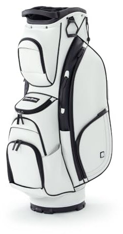 SuperStroke Golftasche mit Wagen, Weiß, One Size