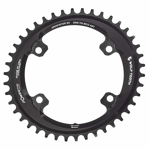 Wolf Tooth 110 BCD Asymmetrische Platte mit 4 Bolzen für GRX Drop-Stop ST Kurbeln