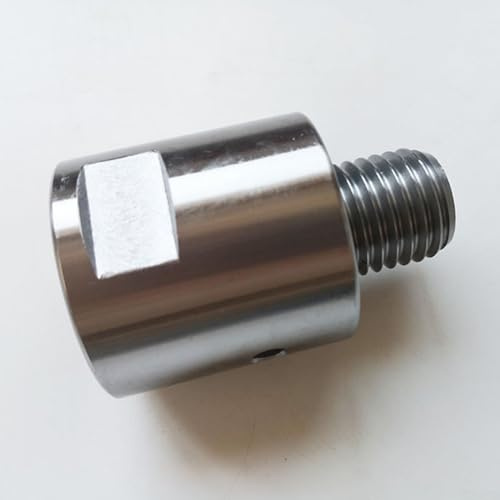 YUANGANG Holzdrehfutter-Spindel-Adapter, konvertiert eine 2,5 cm × 12 TPI Drehmaschine ohne Gewinde, Spindel