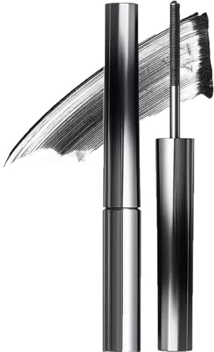Iron Wand Mascara,Iron Curling Mascara,Metal Curling Iron Mascara, Metal Rod Mascara, 3D Curling Eyelash Iron Mascara,Non-smudging Mascara, Waterproof, Long-Lasting (Classic Black)