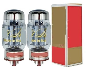 UIHMSWYAL Il Tubo KT88 sostituisce 6550 KT120 EL34 KT66 KT77 KT100 Kit Amplificatore valvolare Audio HiFi Fai da Te(2pcs Matched Pair)