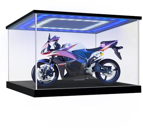 Acryl Vitrine / Schaukasten / Display Case für Modellautos, Figuren | mit LED Beleuchtung (30x15x15 cm)