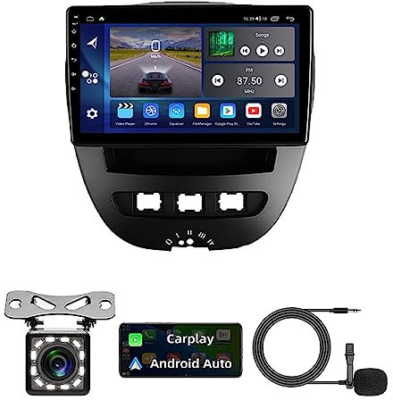 ZGYBDH - Radio estéreo para coche con pantalla táctil de 9 pulgadas y Bluetooth para Ci-troen C1 2005-2014, Android 11, 2Din, Android, Bluetooth automático, USB, RVC, SWC (color: 8 núcleos, 8 + 128 G