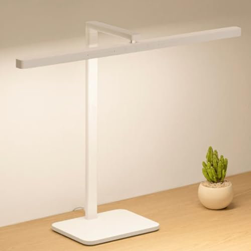 Xiaomi Led Desk Lamp 2 - Lampara Inteligente de Escritorio | Lampara Flexible de Diseño Elegante | Lampara LED con Control de Voz | Compatible con Google Home y Alexa |Color Blanco
