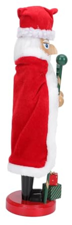 ULTECHNOVO Casse-Noisette Bois Figurine De Noël Pendentif De Noël Décoration De Poupée Décoration De Bureau Personnage De Dessin Animé