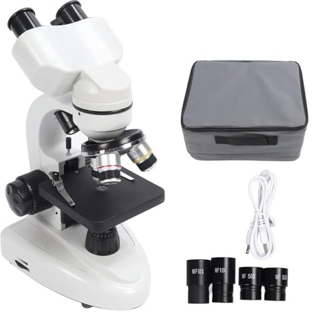 Mikroskop, Kikarsikte 40X‑5000X 360° rotation Klar bild Hög upplösning for inspektion Laboratoriekikare