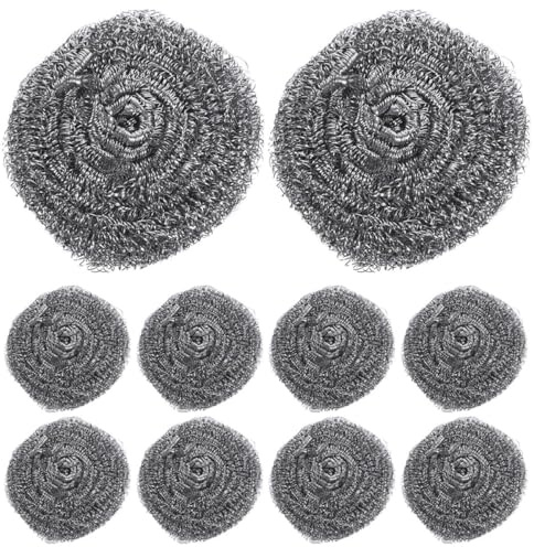 Ipetboom Estropajos de Acero Inoxidable 30g 20 Unidades para Limpieza de Ollas y Sartenes, Cepillos de Cocina Resistentes para Lavado y Limpieza Hogar y Uso Profesional