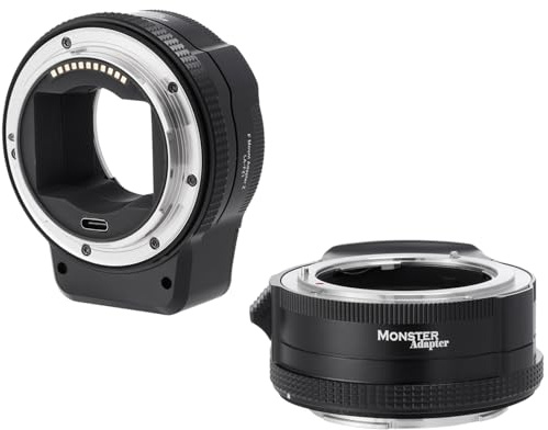 MonsterAdapter LA-FZ1 Auto Focus Adapter Compatible with Nikon F-Mount Lenses to Nikon Z-Mount Cameras Adapter with AF Motor
