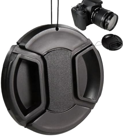 Copertura Per Obiettivi - Protezione Per Obiettivi Fotocamera Frontale 58 mm/67 mm, Coperchio Della Fotocamera Pressione, Sostituzione Della Fotocamera Durevole | Parte per Filmare Vlogging, Video