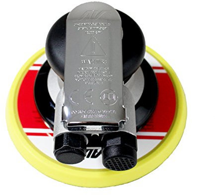 AV AirVANTAGE TOOLS Industrial Grade 0.28 HP Random Orbital Air Sander, Non-Vacuum, 1/4 in. NPT Air Inlet, 6, Model 060302, Aggressive Cut