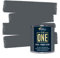 THE ONE Paint & Primer: Multi Surface Paint, Cabinet Paint, Front Door, Walls, Bathroom, Kitchen, Tile Paint - Quick Drying Paint for Interior/Exterior (Dark Grey Matte, 1 Litre)