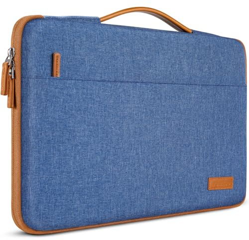DOMISO Laptoptasche für 13 Zoll MacBook Air M5 2026/M4/M3/M2/M1,MacBook Pro | Wasserdichte Laptophülle MacBook Tasche Laptop Hülle Case mit Griff für MacBook Air,MacBook Pro M2/M1,Surface Pro,Blau