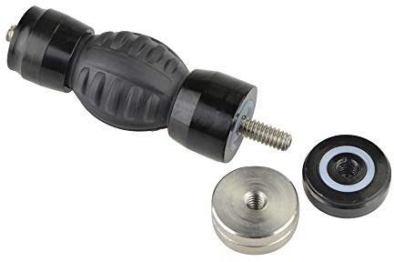 MILAEM Bogenschießen Bogen Stabilisator Legierungs Metallbogen Schwingungs dämpfer Dämpfungs Stoßdämpfer Zubehör für Compoundbogen Recurve Bogen (Schwarz)