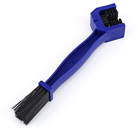 Hlyjoon Motorrad Kettenreiniger, Motorrad Fahrrad Kettenreiniger Reinigungsbürste Cycle Brake Dirt Remover Tool Blau Ersatzteile Fit für Autobike Universal