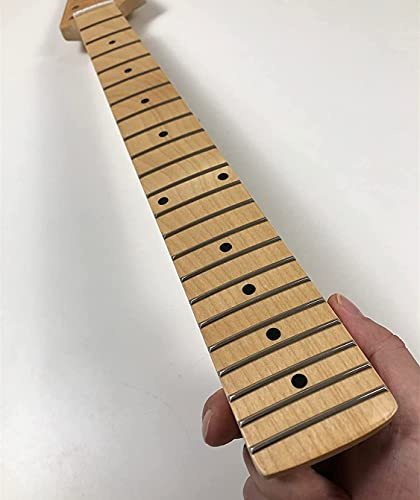Stort huvud gitarrhals 22 fret 24 tum lönn greppbräda prick inlägg glans