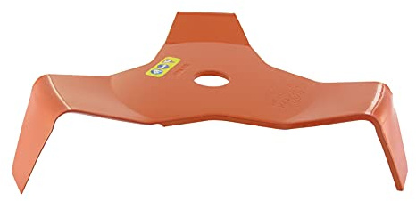 OZAKI - Lame 3 Dents Débroussailleuse - Spéciale Mulching - Largeur de Coupe : 300 mm - Epaisseur 4 mm - Alésage - 25,4 mm