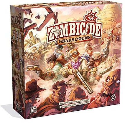 Zombicide: Undead or Alive Brettspiel Gear & Guns Expansion,Strategie-Brettspiel,Kooperatives Spiel für Erwachsene,Zombie-Brettspiel,Durchschnittliche Spielzeit 1 Stunde,hergestellt von CMON
