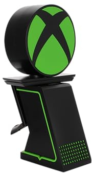 Cableguys Xbox Figurine Gaming Ikon Logo - Support pour Manette ou Smartphone - Câble USB Inclus - 25 cm