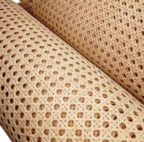 Restauraciones Vintage Rollo de Rejilla Mimbre 100% Natural, A Premium (45 cm x 5 m)