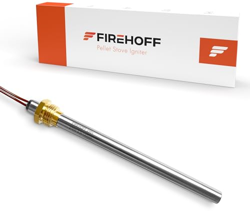 Candela di accensione per stufa a pellet, 270 W, 130/140 mm, diametro 9,9 mm, filettatura 3/8 con connettori rapidi, GARANZIA DI 2 ANNI