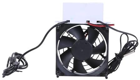 LERONO Ventilador de refrigeración USB de 80 mm con control de temperatura para dispositivos electrónicos, rodamiento de aceite, ventilador de refrigeración USB, ventilador de PC para ventilador de PC