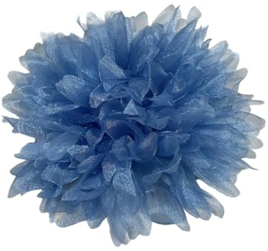 Asudaro Blumen Brosche Ansteckblume,1/4 Stück Handgefertigte große Blumenbrosche aus Stoff Große Anstecknadel aus Stoff Retro Ansteckblume für Damen, Broschenzubehör