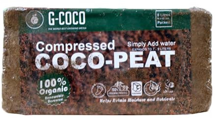 Fibra de coco para plantas, Fibra de coco orgánica - Chips de coco orgánico con bajo equilibrio de EC y PH,Suelo vegetal de alta expansión, fibra de coco natural, suministros de jardinería para flores
