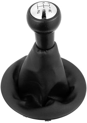 MKGKACVCPT Pommeau Levier Vitesse Pour Peugeot Pour Partner 2008 2009 2010 2011 2012 2013 2014 2015-2025Pommeau De Levier De Vitesse En Cuir PU Levier De Vitesse Voiture