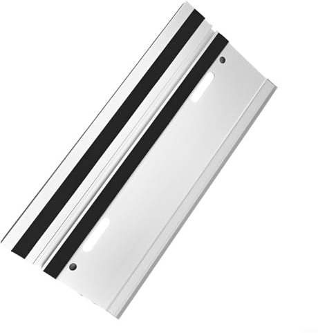 Rail de guidage en aluminium pour scies circulaires pour des coupes lisses et droites (400 mm)