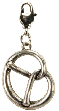 Alpenflüstern Trachten-Anhänger Breze groß für Charivari oder Trachtenkette (antik-silber-farben) AAH186