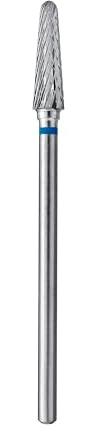 STALEKS PRO fresa in carburo di tungsteno per tornio unghie, punta 4x13 mm. Forma troncoconica Expert (grana media)