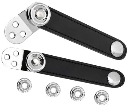 DEARMAMY 2 pezzi Cinghie per Fisarmonica Metallo Regolabili e Resistenti per Soffietto Accessori per Strumenti Adatte Concerti e Pratica