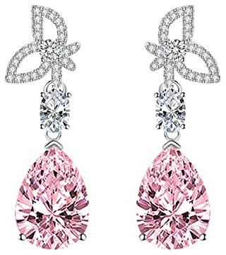TABOJS Boucles d'oreilles en Larmes en Larmes en Boucles d'oreilles Art Nouveau Boucles d'oreilles en Argent