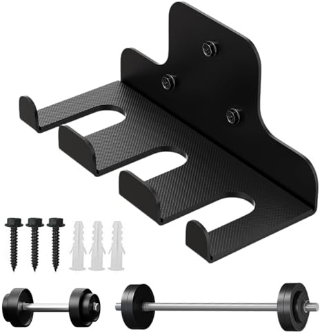 Hantelstangen Aufbewahrung - Halter Für Hantelstangen | Kurzhantelregal In Der Garage - für Heimfitnessbereich Garage Fitness Training Gewichtheben Langhantel Kurzhantel