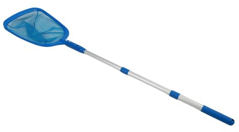 Yctze Kit Piscina con Asta Telescopica da 45-88 Cm, Kit Piscina a Maglia Fine S, Skimmer per, Asta Telescopica, Attrezzi per Manutenzione, Rete per Skimmer con, Spazzola per, Nuoto