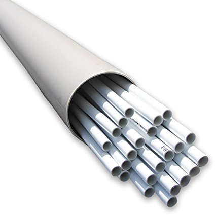 Pipetec 26x3mm PE-RT Aluverbundrohr mit DVGW und SKZ Zulassung - 10 Stangen à 5m - Weiß