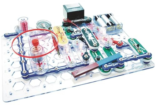 Snap Circuits STEM Electronics Discovery Kit | Explore Magnetism & Electronics | Ages 8+ | 85+ Hands-On Projects