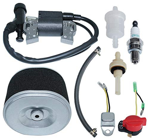 AUMEL Luftfilter Zündspulensatz Für Honda GX340 GX390 11TE 13TE Verbindungsfilter Kraftstoffleitung ersetzen 17210-ZE3-010.
