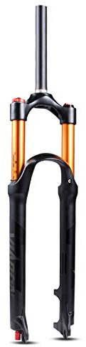 VPPV 27,5 29 Pollici Forcella Ammortizzata MTB, Ammortizzatore per Bicicletta 1-1/8 Tubo Dritto Forche Blocco Remoto 120 mm Viaggio (Colore : A, Size : 29 Inches)