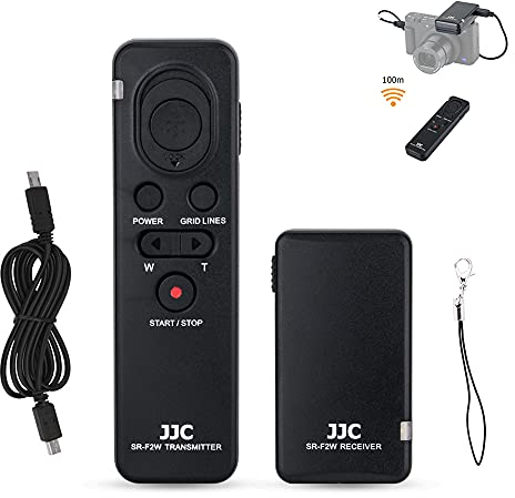 JJC - Control Remoto inalámbrico para Sony Z-V1 A1II A1 A7RIVA A7RIV A7RIIIA A7SIII A7III A7 A9 RX0 II RX100VII RX10IV A6000, Control Remoto de Interfaz múltiple reemplaza Sony RMT-VP1K y RM-VPR1